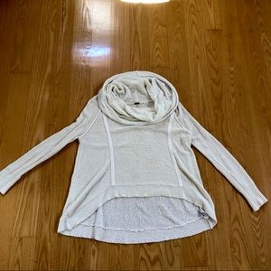 FREE PEOPLE LIGHTWEIGHT COWL NECK SWEATER
